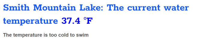 Lake Temp