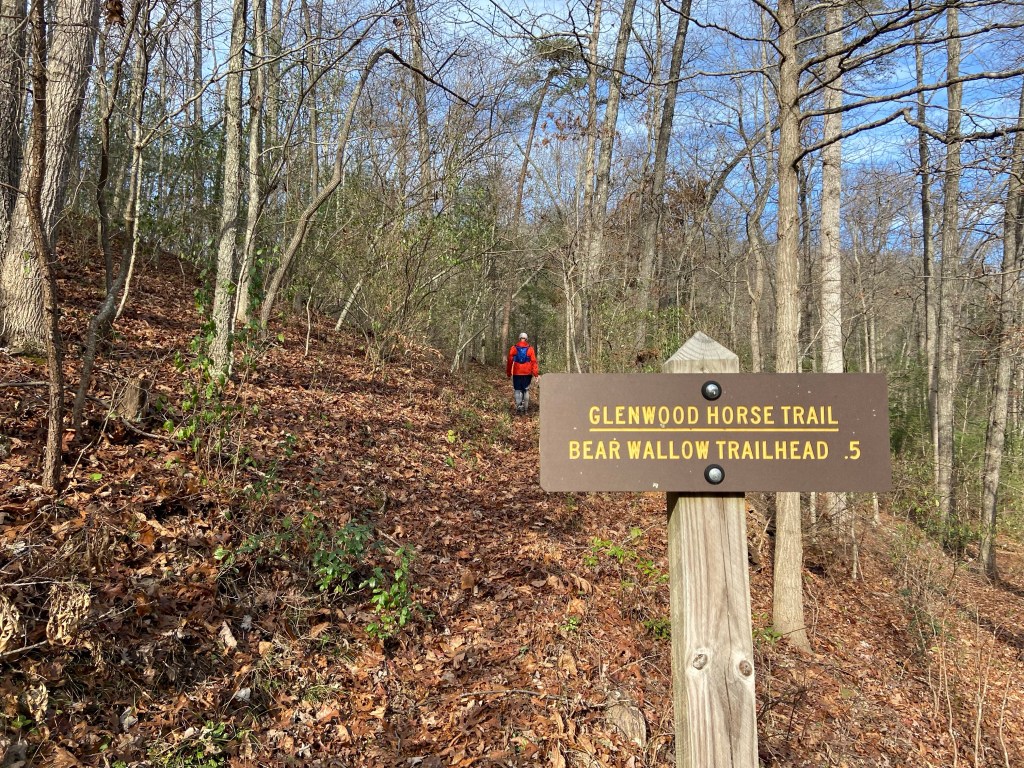 Glenwood Horse Trail sign